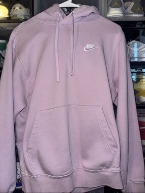 Nike Men's Crewneck Hoodie - Lavender Pink